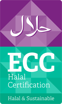 European Certification Centre for Halal (ECC) stämpel