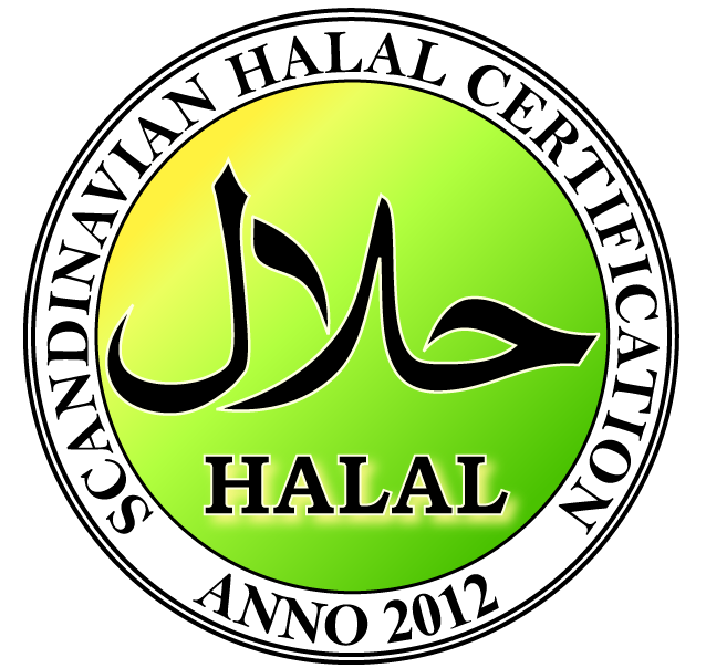 Scandinavian Halal Certification AB (SHC) stämpel